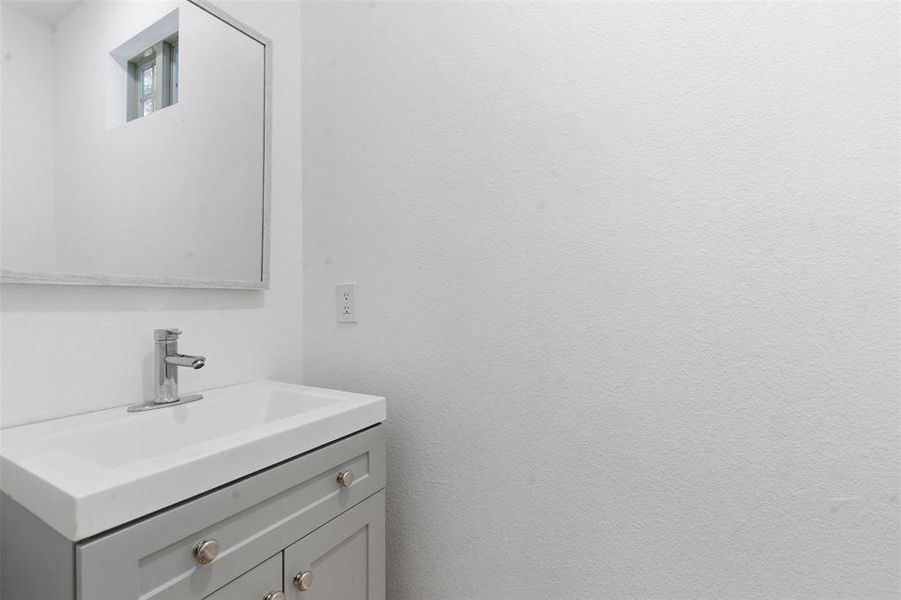 Bathroom with vanity Bathroom with vanity