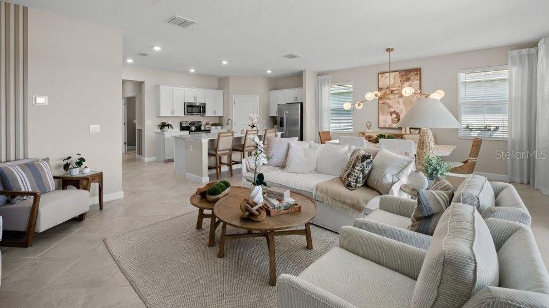 Furnished interior view inside a new home in Rye Ranch: Executive Homes, Parrish (Image 11).