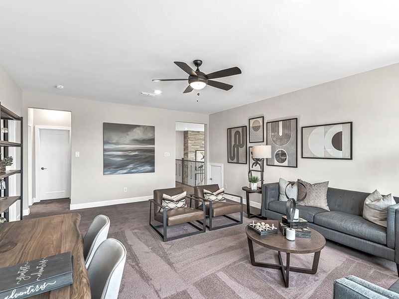 Representative furnished interior of a home built from the Palisade by Taylor Morrison in Avalon at Cypress 70s, Cypress (Image 41). Representative furnished interior of a home built from the Palisade by Taylor Morrison in Avalon at Cypress 70s, Cypress (Image 41).