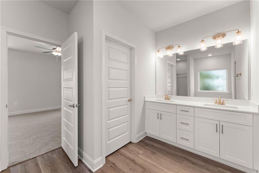 Furnished interior view inside a new home in Magnolia Villas, Cornelia (Image 5).