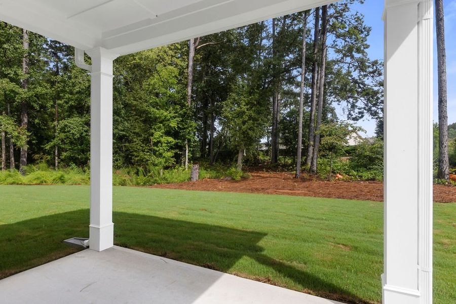 Representative exterior details of a home built from the Canton by UnionMain Homes in Three Rivers, Rome (Image 19).