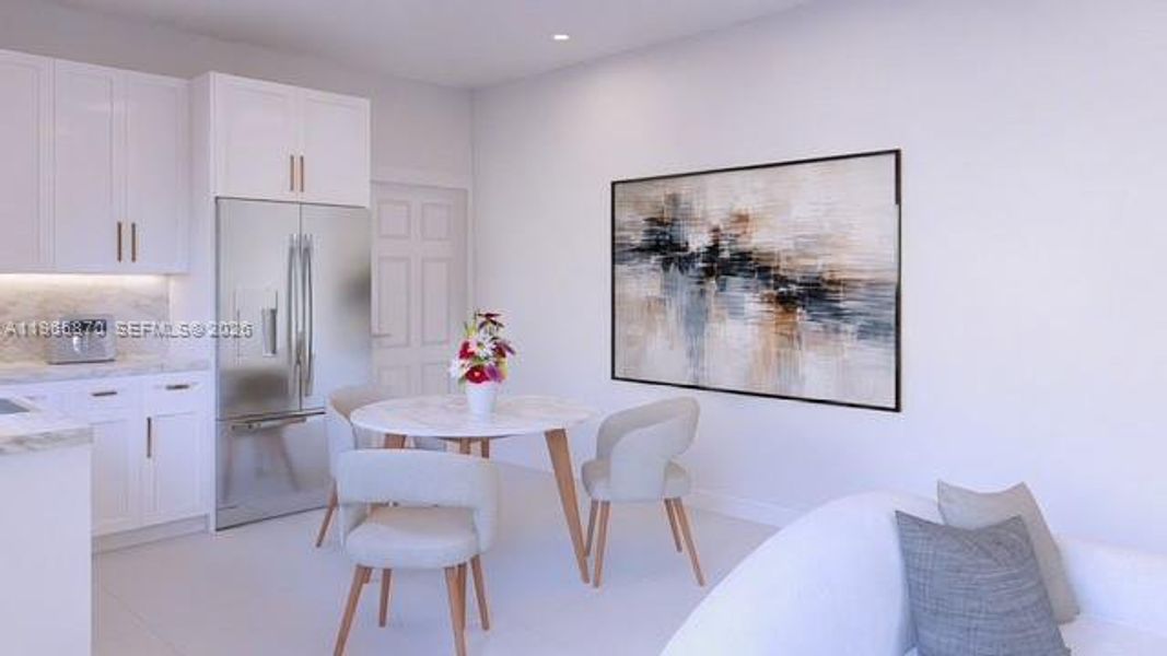 Furnished interior view inside a new home in , Fort Lauderdale (Image 23).