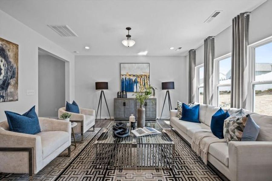 Representative furnished interior of a home built from the Knox by True Homes in Shay Crossing, Salisbury (Image 3). Representative furnished interior of a home built from the Knox by True Homes in Shay Crossing, Salisbury (Image 3).