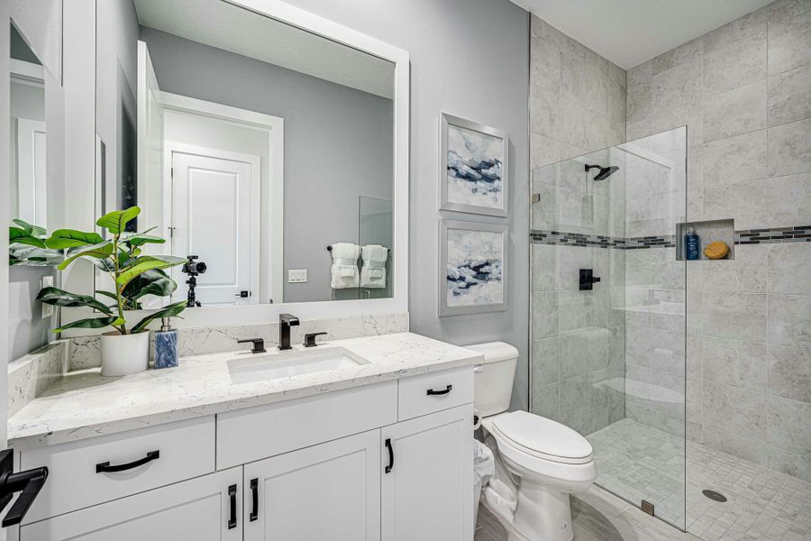 Furnished interior view inside a new home in Lucaya Pointe, Vero Beach (Image 19).