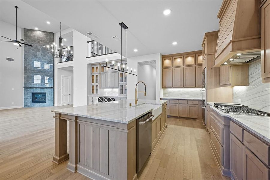 Furnished interior view inside a new home in Sandbrock Ranch: 70ft. lots, Aubrey (Image 5). Furnished interior view inside a new home in Sandbrock Ranch: 70ft. lots, Aubrey (Image 5).