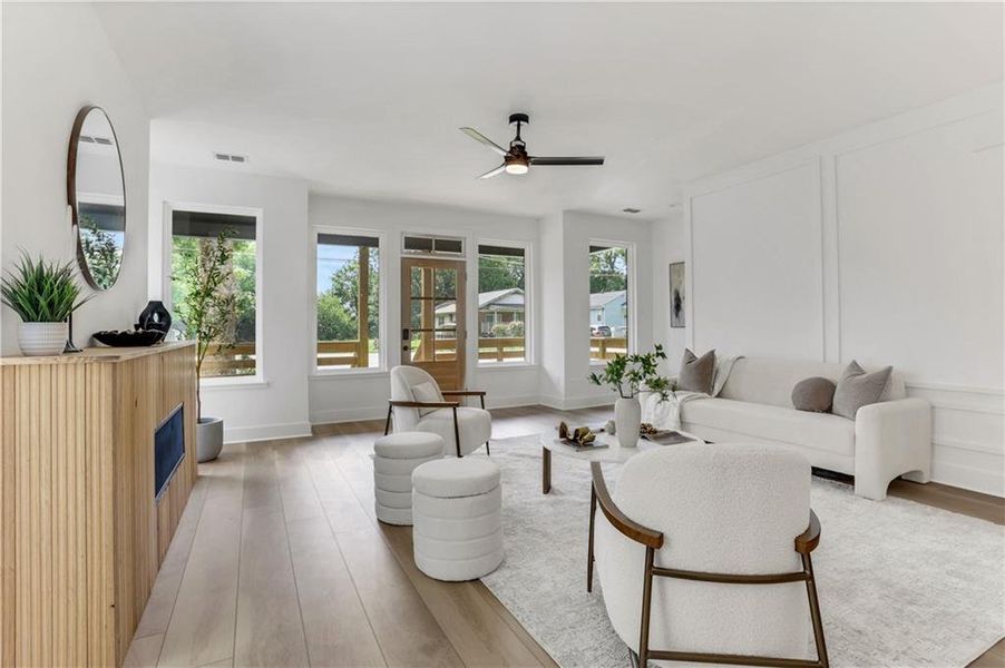 Furnished interior view inside a new home in , Scottdale (Image 45).