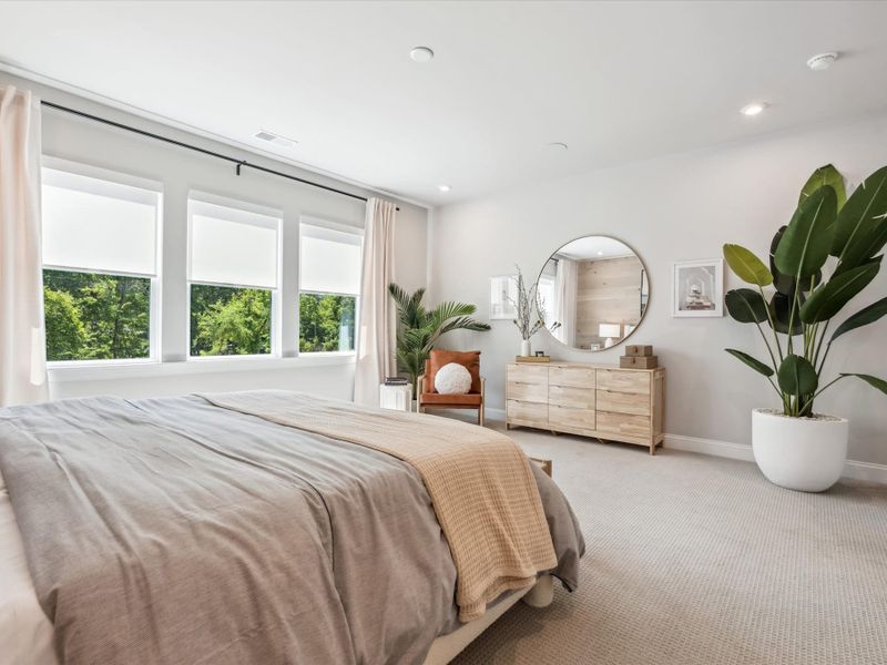 Representative furnished interior of a home built from the Hudson by Tri Pointe Homes in Old Town Village, Waxhaw (Image 41).