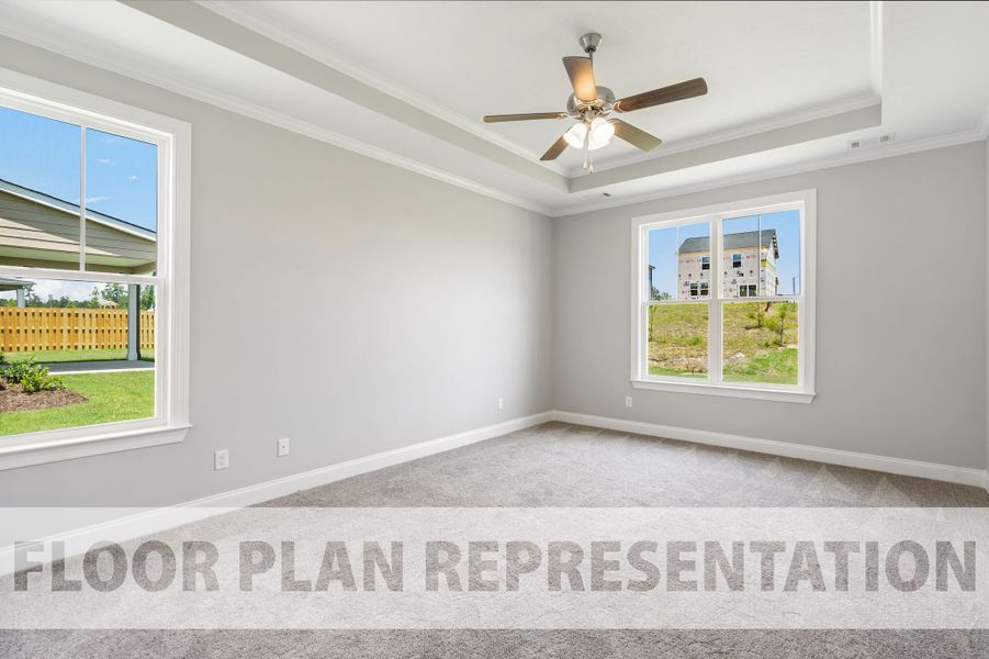 Spacious, unfurnished interior of a new home in Forrest Bluff, North Augusta (Image 8).