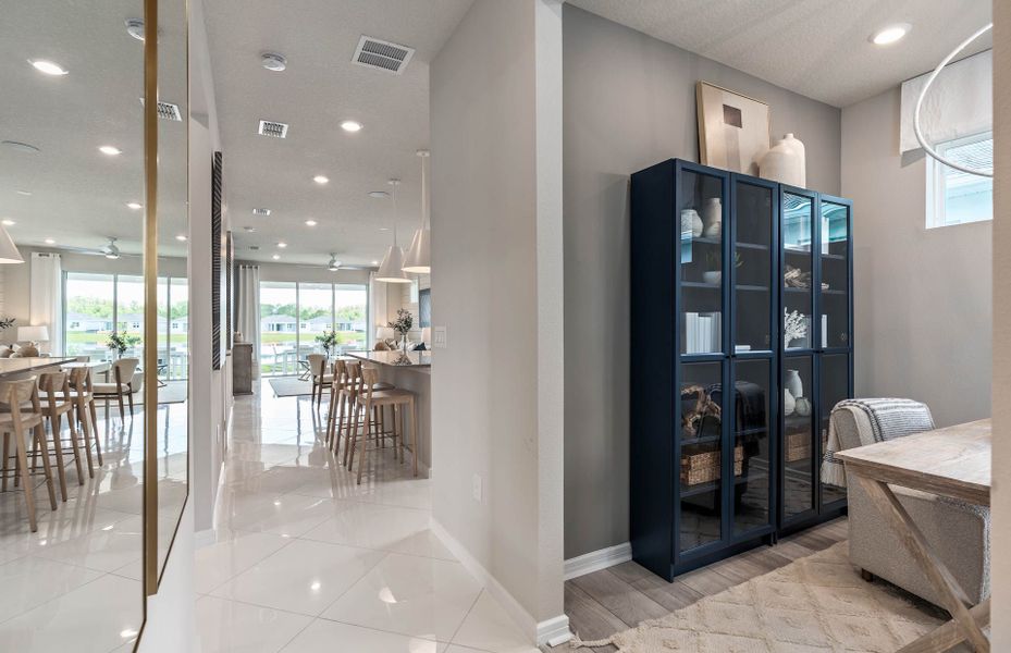 Furnished interior view inside a new home in Del Webb Sunbridge, St. Cloud (Image 5).