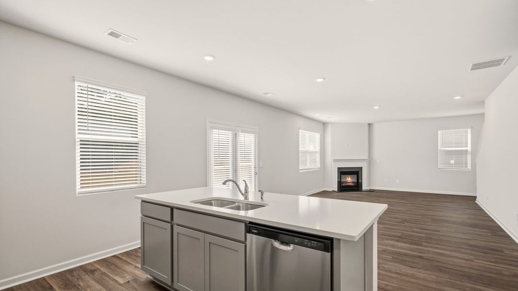 Furnished interior view inside a new home in Poplar Preserve, Newnan (Image 6).