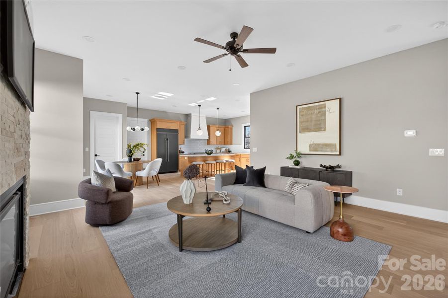 Furnished interior view inside a new home in , Charlotte (Image 7).