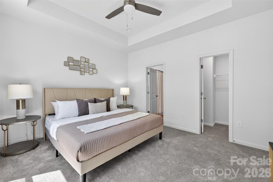 Furnished interior view inside a new home in , Charlotte (Image 15). Furnished interior view inside a new home in , Charlotte (Image 15).