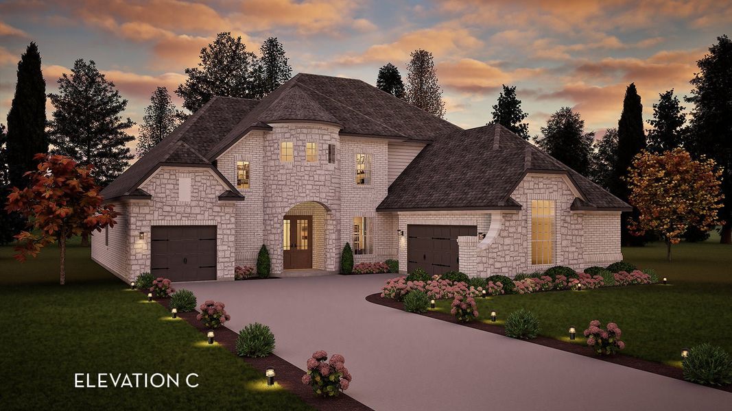 Representative exterior photo of a completed home built from the Cappiello by CastleRock Communities in Arcadia, Brentwood, TN (Image 19).