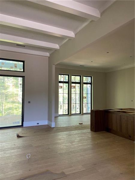 In-progress construction of a new home in , Acworth, GA (Image 33).