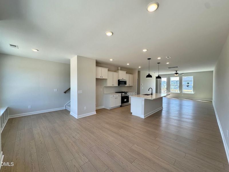 Spacious, unfurnished interior of a new home in Forestville Yard Townhomes, Knightdale (Image 9).
