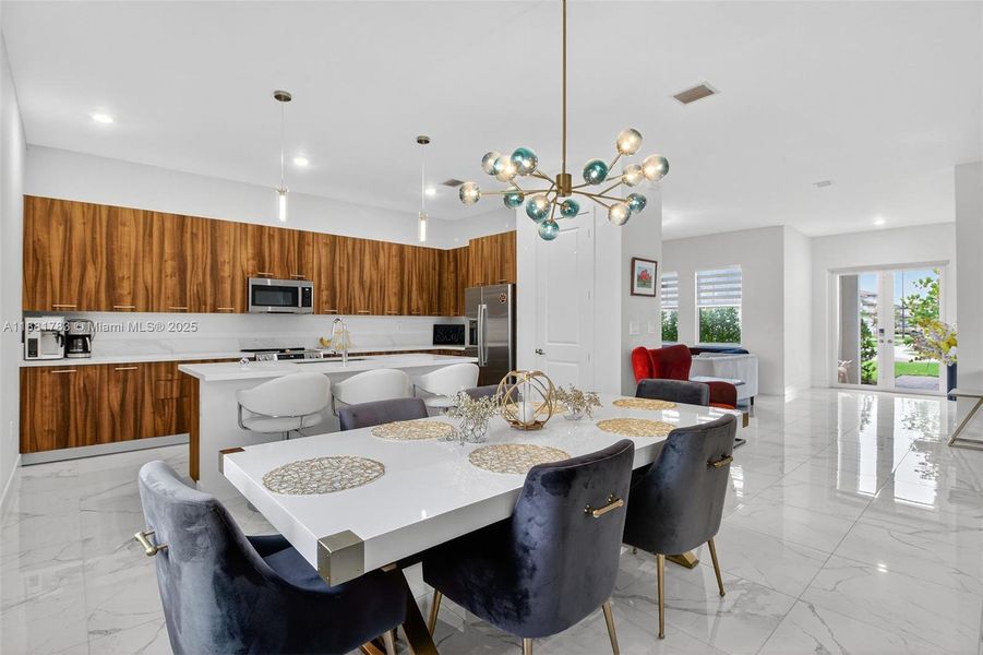 Furnished interior view inside a new home in Crescent Ridge, Davie (Image 10).
