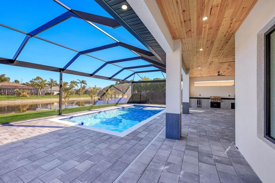 Exterior details and patio area of a home in , Cape Coral (Image 31).