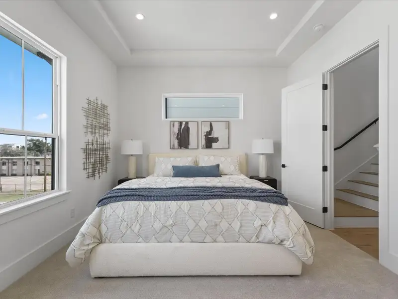 Furnished interior view inside a new home in , Houston (Image 28). Furnished interior view inside a new home in , Houston (Image 28).