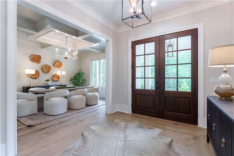 Furnished interior view inside a new home in , Atlanta (Image 30).