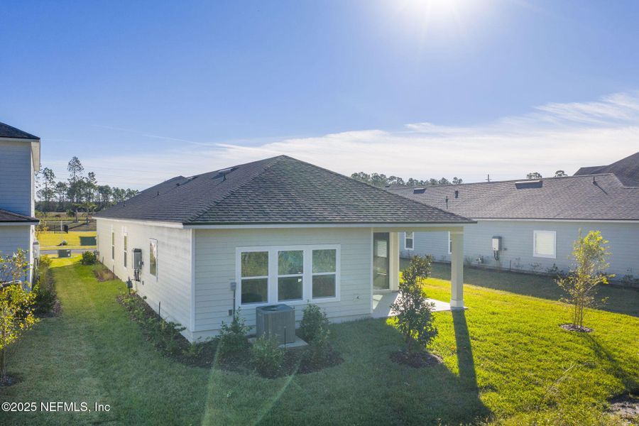 Exterior details and patio area of a home in Beacon Lake, St. Augustine (Image 22).