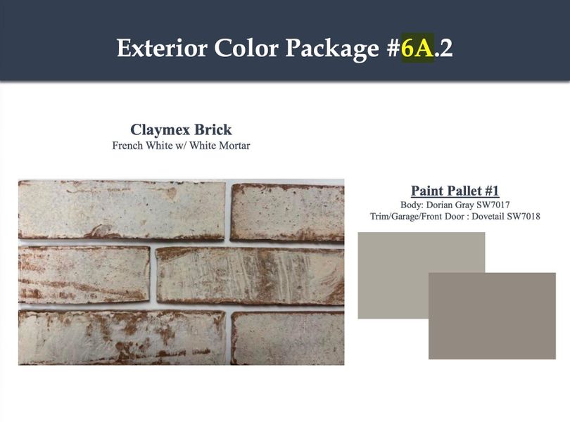 Sample of building materials used in homes in Sundance Cove, Crosby (Image 4). Sample of building materials used in homes in Sundance Cove, Crosby (Image 4).
