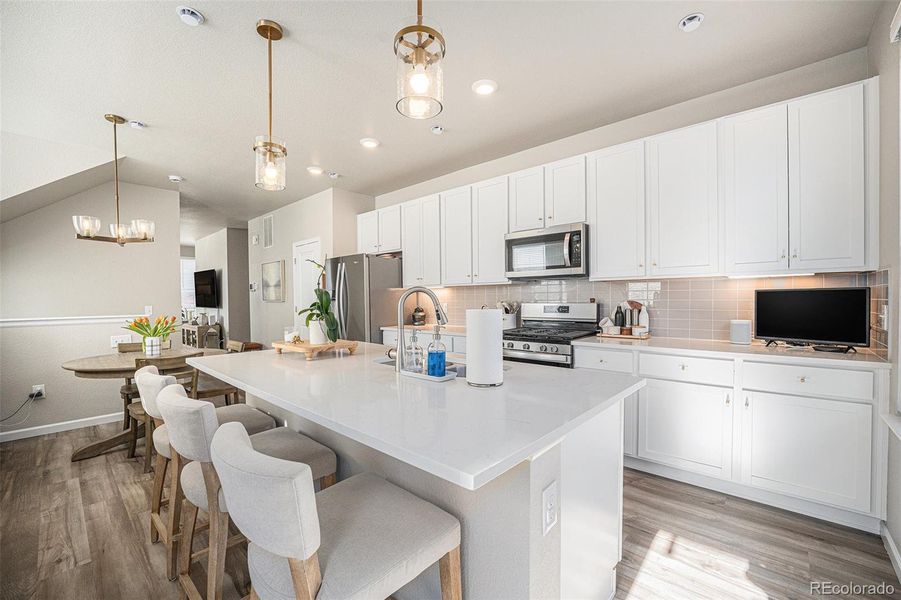 Furnished interior view inside a new home in , Highlands Ranch (Image 23).