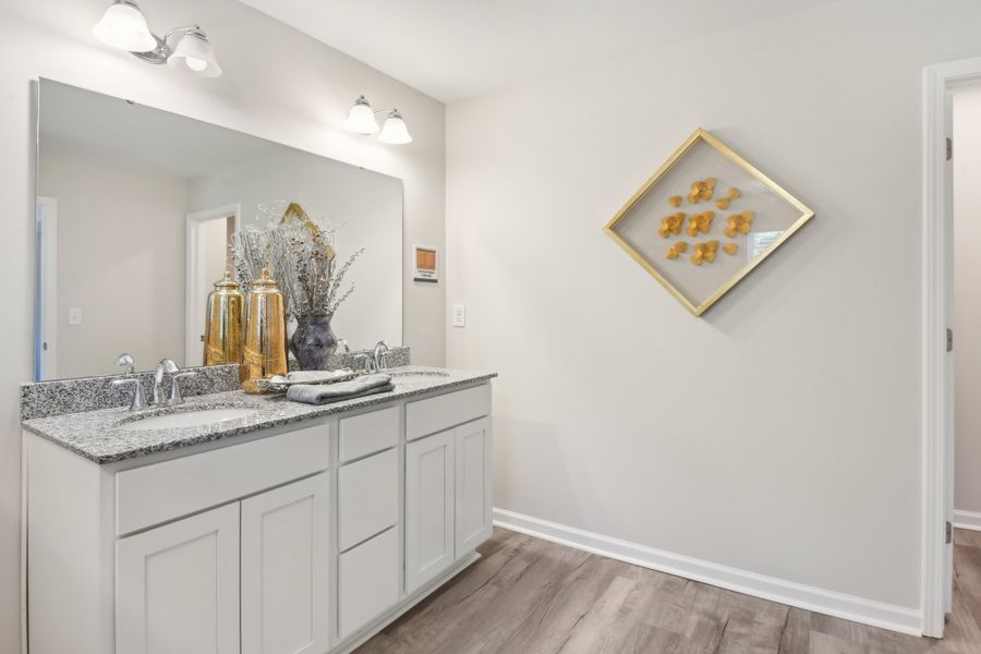 Representative furnished interior of a home built from the Benjamin by Great Southern Homes in Canopy Of Oaks, Sumter (Image 20).