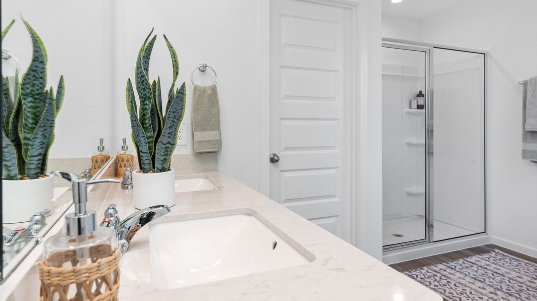 Representative furnished interior of a home built from the ASPEN by D.R. Horton in Legacy Village, Houston (Image 19). Representative furnished interior of a home built from the ASPEN by D.R. Horton in Legacy Village, Houston (Image 19).