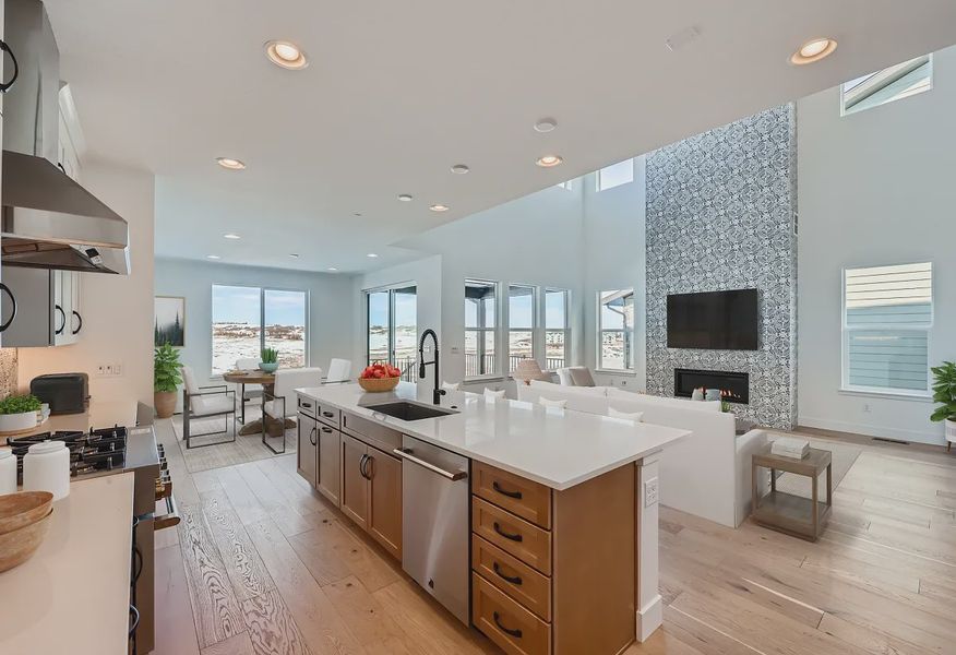 Adelyn Kitchen, Great Room + Dining - Virtually Staged - 13 of 22