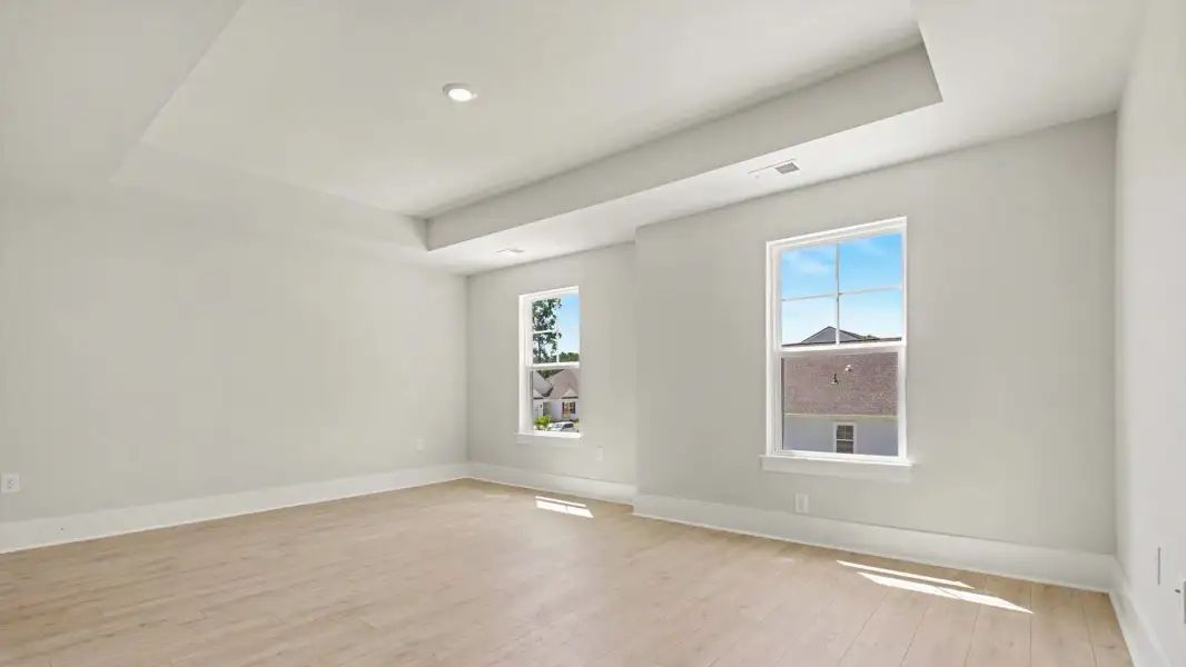 Representative unfurnished interior of a home built from the Woodstock by D.R. Horton in Riverlake, Supply (Image 10).
