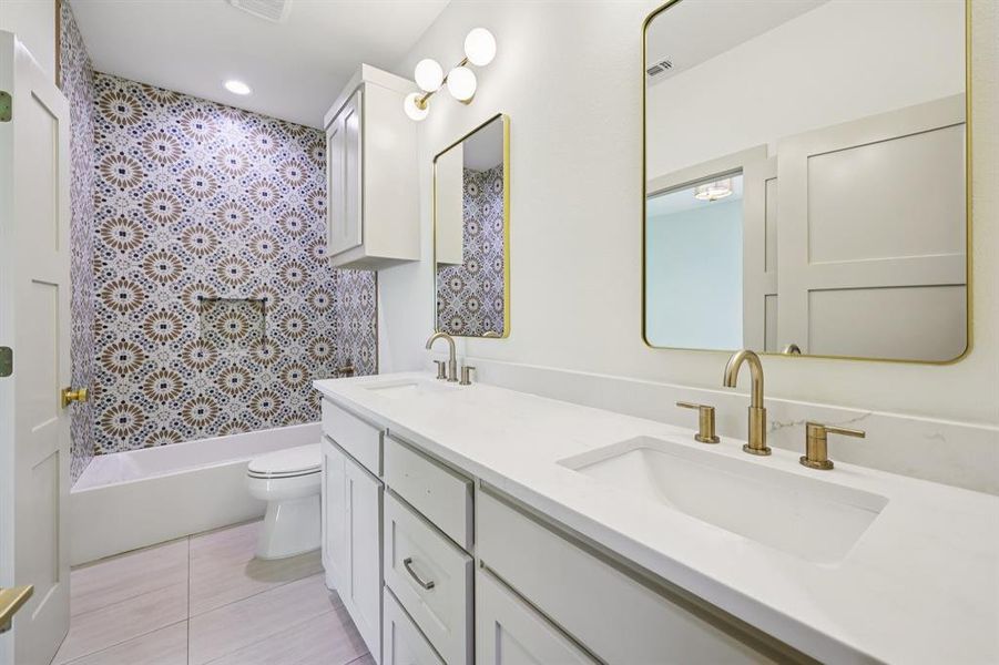 Furnished interior view inside a new home in , North Richland Hills (Image 6).