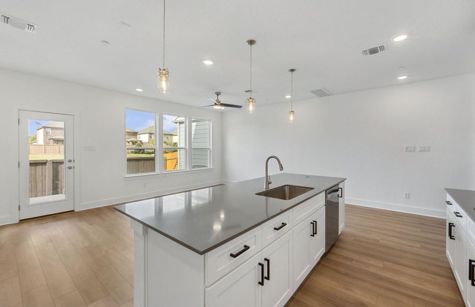 Furnished interior view inside a new home in Northpoint at Old Settlers, Round Rock (Image 16).
