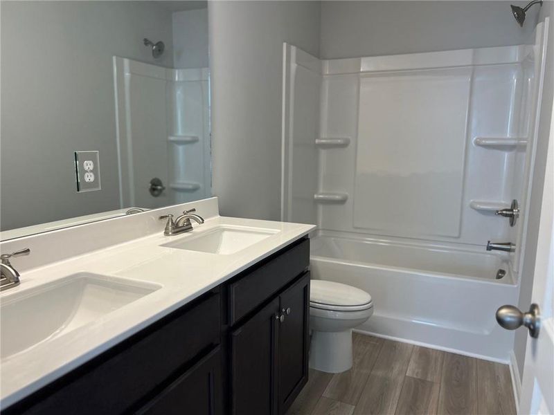 Furnished interior view inside a new home in Crofton Place Enclave, Snellville (Image 11).