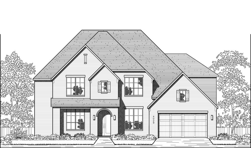 Representative Elevation - some options shown Representative Elevation - some options shown