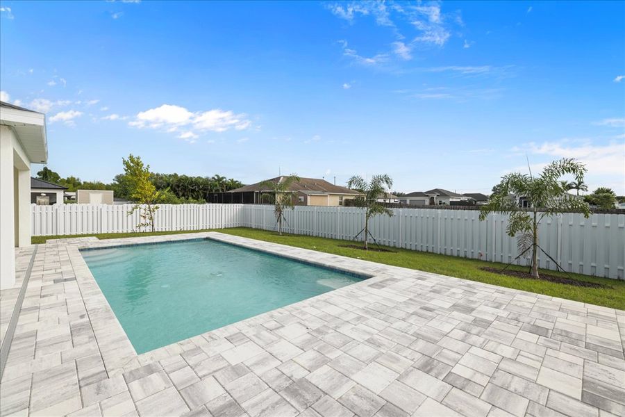 Representative exterior details of a home built from the The Sunset Harbor with Pool by Sunlife Homes LLC in Cape Coral, Cape Coral (Image 26). Representative exterior details of a home built from the The Sunset Harbor with Pool by Sunlife Homes LLC in Cape Coral, Cape Coral (Image 26).