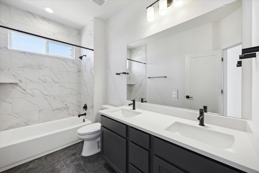 Furnished interior view inside a new home in Chester Ranch Place, Round Rock (Image 11). Furnished interior view inside a new home in Chester Ranch Place, Round Rock (Image 11).