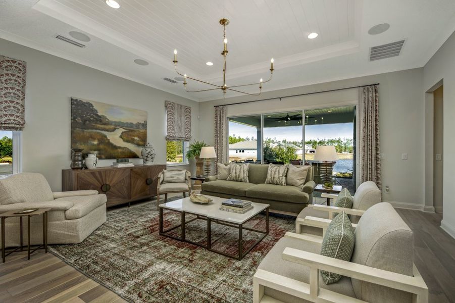 Representative furnished interior of a home built from the Hamilton by Riverside Homes in Amelia National Country Club, Fernandina Beach (Image 51). Representative furnished interior of a home built from the Hamilton by Riverside Homes in Amelia National Country Club, Fernandina Beach (Image 51).