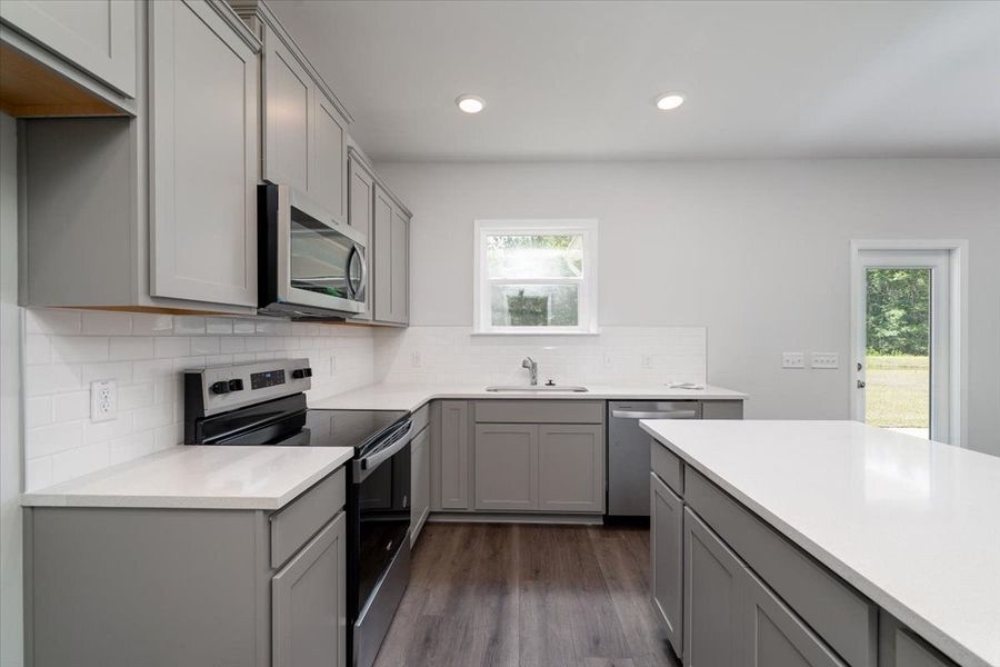 Enjoy cooking meals in the Aspire kitchen with stainless steel appliances. Enjoy cooking meals in the Aspire kitchen with stainless steel appliances.