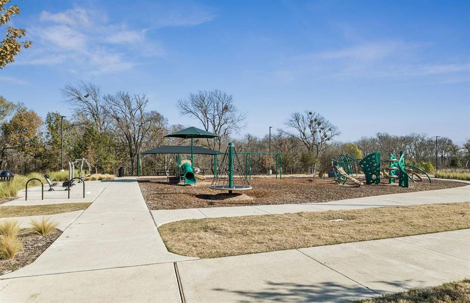 Playground in amenities center