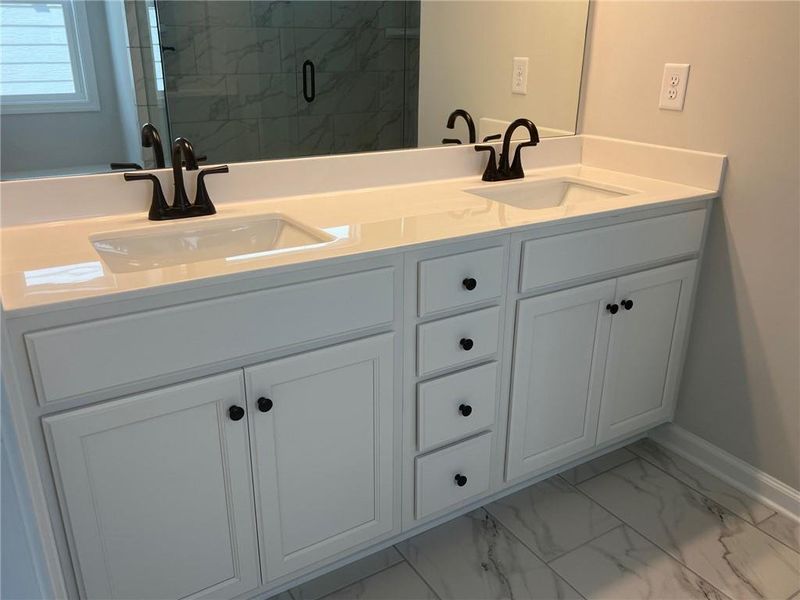 Close-up of interior finishes inside a home in Crofton Place Enclave, Snellville (Image 7).