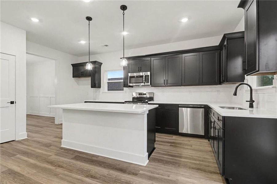 Furnished interior view inside a new home in Thunder Ridge, Dawsonville (Image 14).