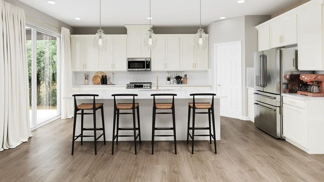 Furnished interior view inside a new home in Coasterra Community Group Page, Palmetto (Image 5).
