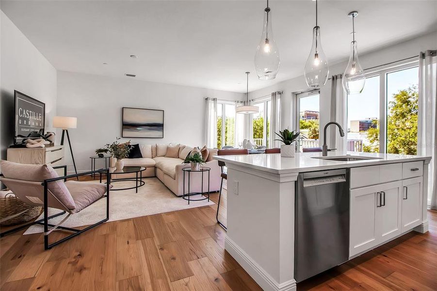Furnished interior view inside a new home in Castille Urbana, St. Petersburg (Image 28).