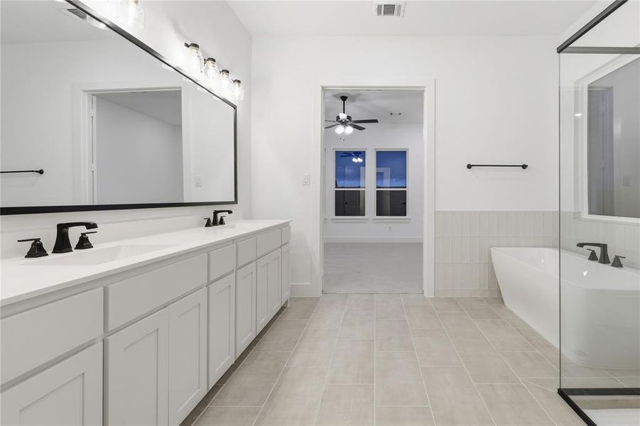 Furnished interior view inside a new home in Pecan Grove, Burleson (Image 9).