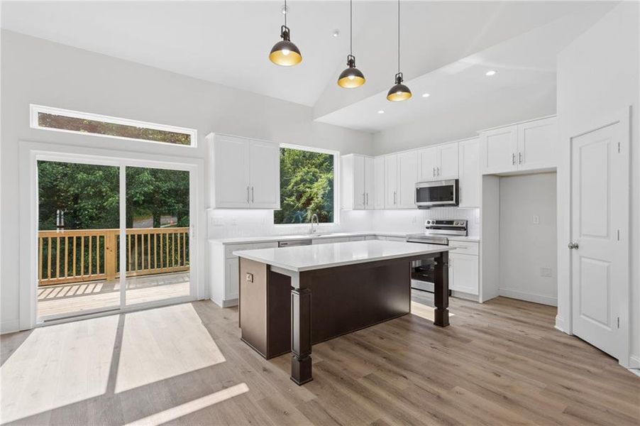 Furnished interior view inside a new home in , Atlanta (Image 7).