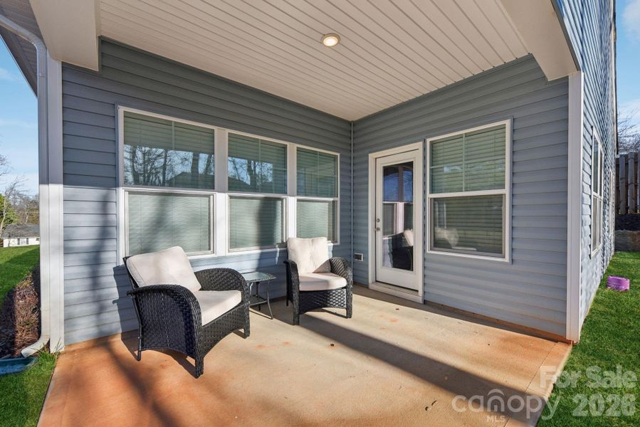 Exterior details and patio area of a home in , Claremont (Image 24).