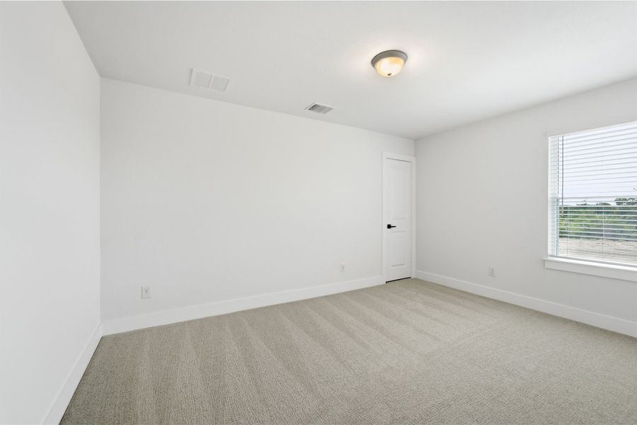 Spacious, unfurnished interior of a new home in Santa Rita Ranch, Liberty Hill (Image 56). Spacious, unfurnished interior of a new home in Santa Rita Ranch, Liberty Hill (Image 56).