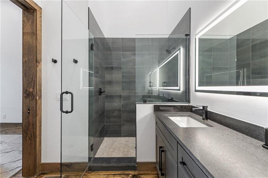 Furnished interior view inside a new home in , Blue Ridge (Image 16). Furnished interior view inside a new home in , Blue Ridge (Image 16).