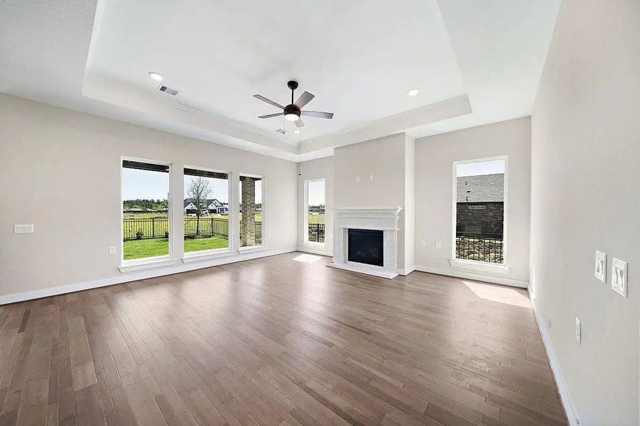 Furnished interior view inside a new home in Chambers Creek, Willis (Image 14).