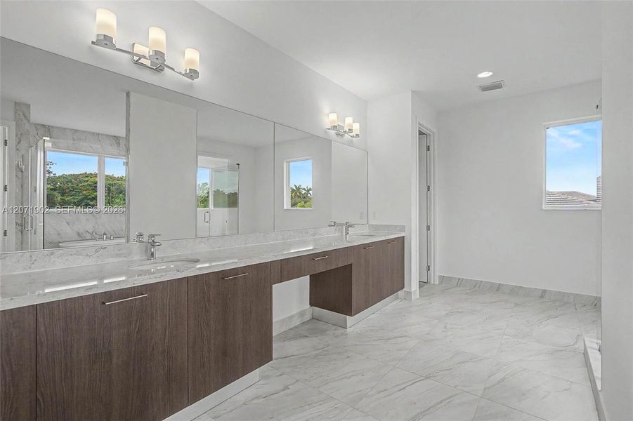 Furnished interior view inside a new home in , Davie (Image 7).